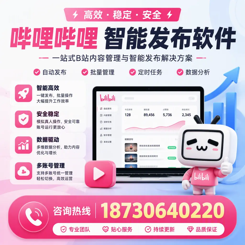 哔哩哔哩智能发布软件适用场景分析:在 南阳 的最佳实践