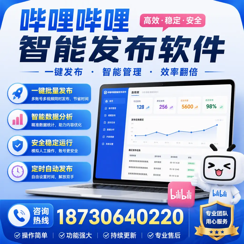为什么选择哔哩哔哩智能发布软件?南阳 的用户分享