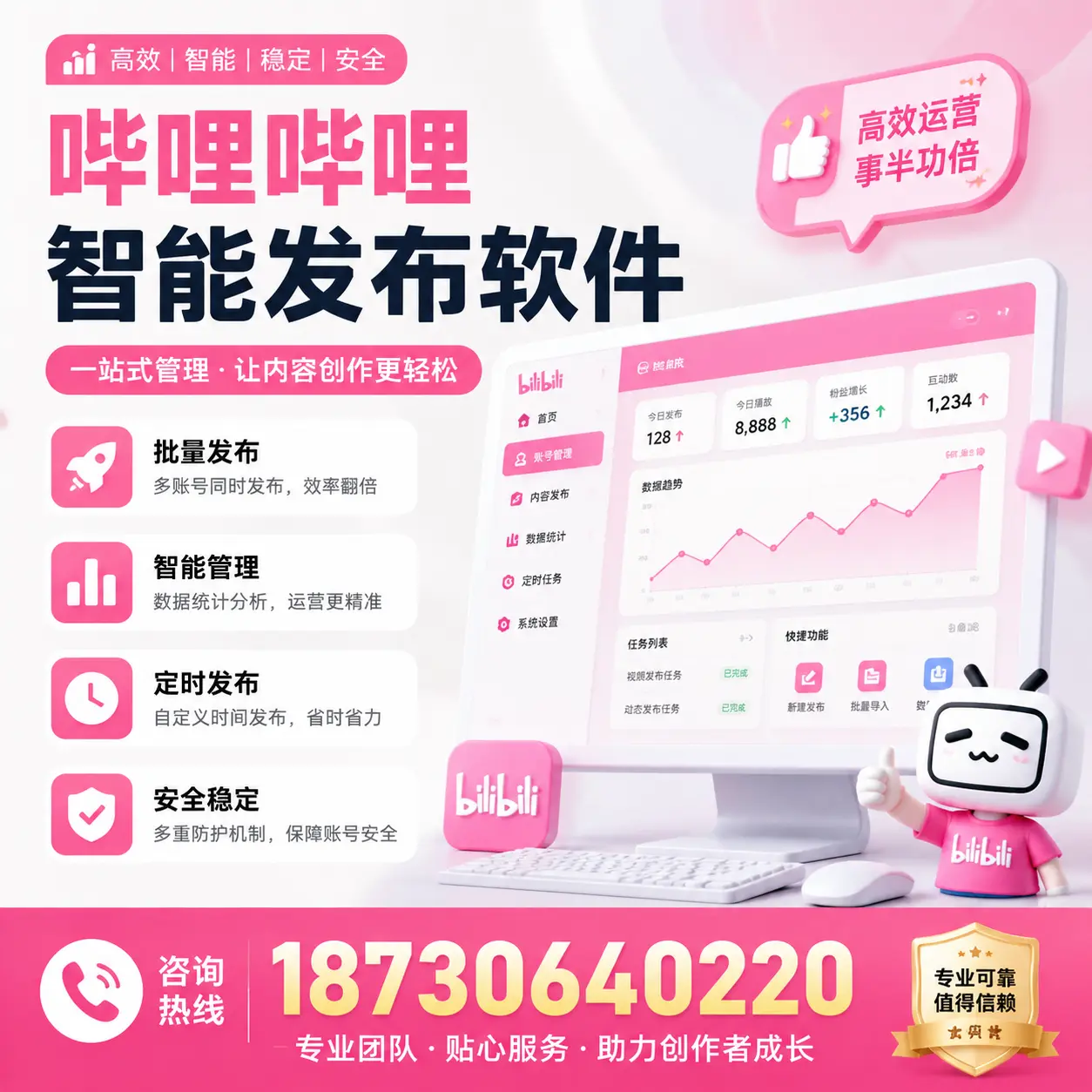 如何评估哔哩哔哩智能发布软件的ROI?南阳 企业必读